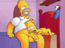 Os Simpsons Pelados Todos Nus no Video Gay