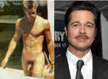 Brad Pitt Pelado Todo Nu em Fotos e Video Pornô